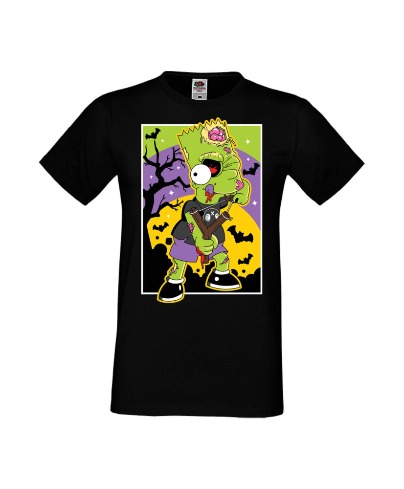 Мъжка Тениска Хелоуин Вси Светии Halloween Семейство Симпсън The Simpsons Bart Simpson 01 Мъжка Тениска Хелоуин Вси Светии Halloween Семейство Симпсън The Simpsons Bart Simpson 01