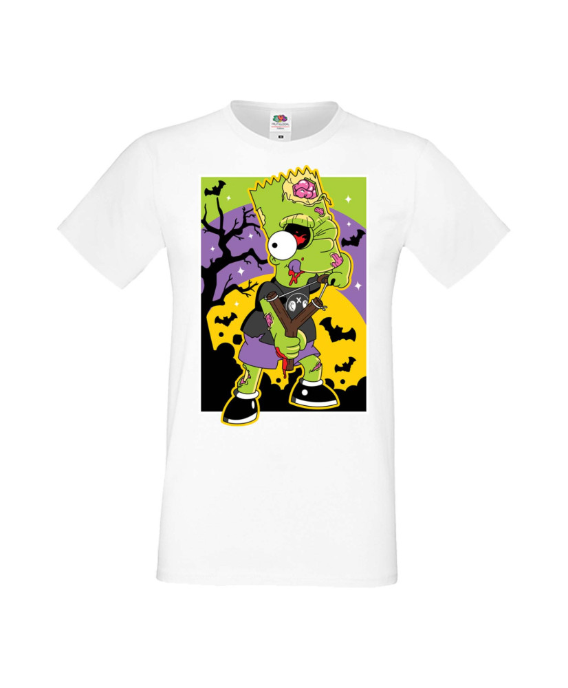 Мъжка Тениска Хелоуин Вси Светии Halloween Семейство Симпсън The Simpsons Bart Simpson 01 Мъжка Тениска Хелоуин Вси Светии Halloween Семейство Симпсън The Simpsons Bart Simpson 01