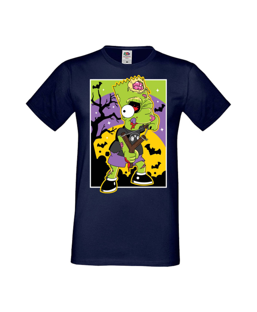 Мъжка Тениска Хелоуин Вси Светии Halloween Семейство Симпсън The Simpsons Bart Simpson 01 Мъжка Тениска Хелоуин Вси Светии Halloween Семейство Симпсън The Simpsons Bart Simpson 01