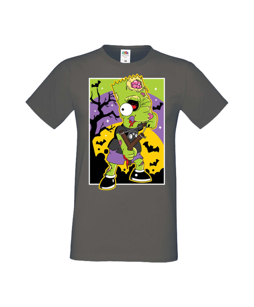 Мъжка Тениска Хелоуин Вси Светии Halloween Семейство Симпсън The Simpsons Bart Simpson 01 Мъжка Тениска Хелоуин Вси Светии Halloween Семейство Симпсън The Simpsons Bart Simpson 01
