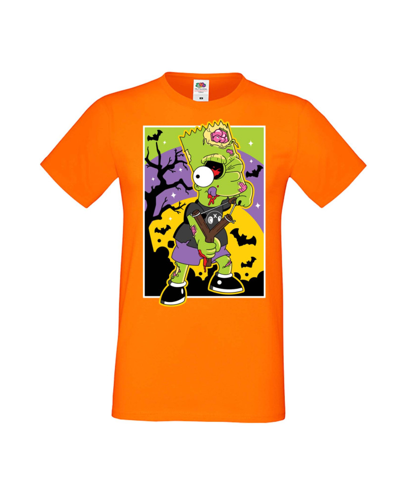 Мъжка Тениска Хелоуин Вси Светии Halloween Семейство Симпсън The Simpsons Bart Simpson 01 Мъжка Тениска Хелоуин Вси Светии Halloween Семейство Симпсън The Simpsons Bart Simpson 01