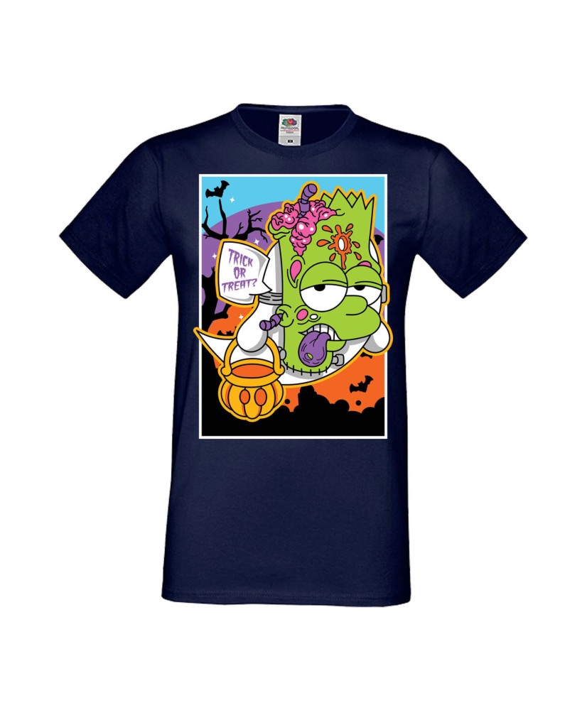 Мъжка Тениска Хелоуин Вси Светии Halloween Семейство Симпсън The Simpsons Bart Simpson 02 Мъжка Тениска Хелоуин Вси Светии Halloween Семейство Симпсън The Simpsons Bart Simpson 02