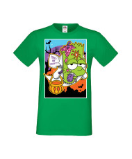 Мъжка Тениска Хелоуин Вси Светии Halloween Семейство Симпсън The Simpsons Bart Simpson 02