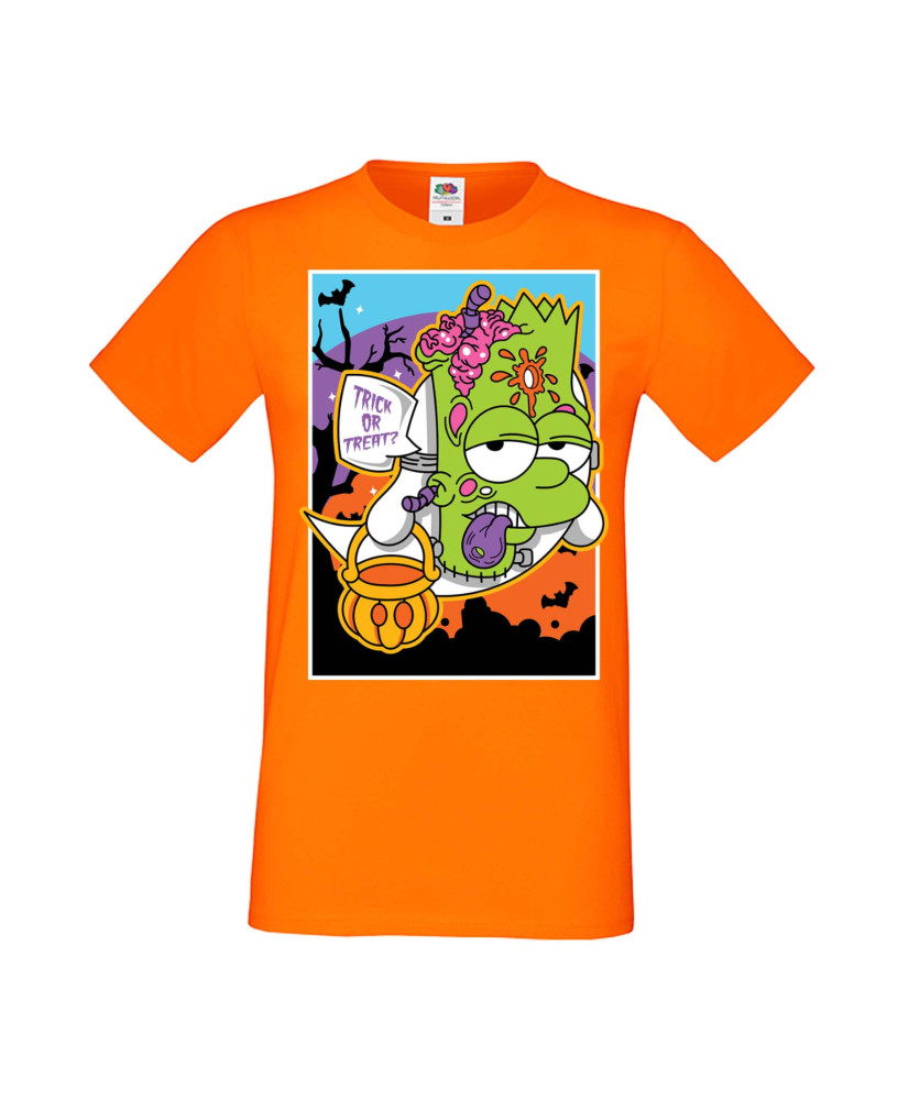 Мъжка Тениска Хелоуин Вси Светии Halloween Семейство Симпсън The Simpsons Bart Simpson 02