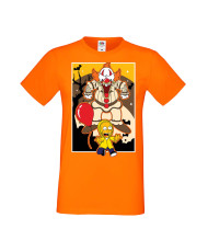 Мъжка Тениска Хелоуин Вси Светии Halloween Семейство Симпсън The Simpsons Krusty The Clown Pennywise 01