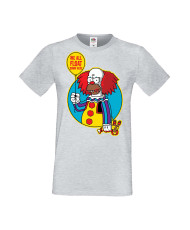Мъжка Тениска Хелоуин Вси Светии Halloween Семейство Симпсън The Simpsons Krusty The Clown Pennywise 02