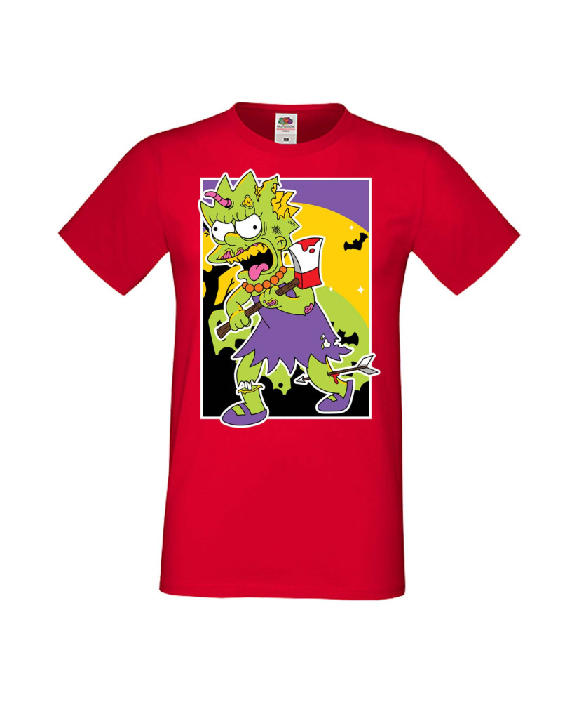 Мъжка Тениска Хелоуин Вси Светии Halloween Семейство Симпсън The Simpsons Lisa Simpson 01