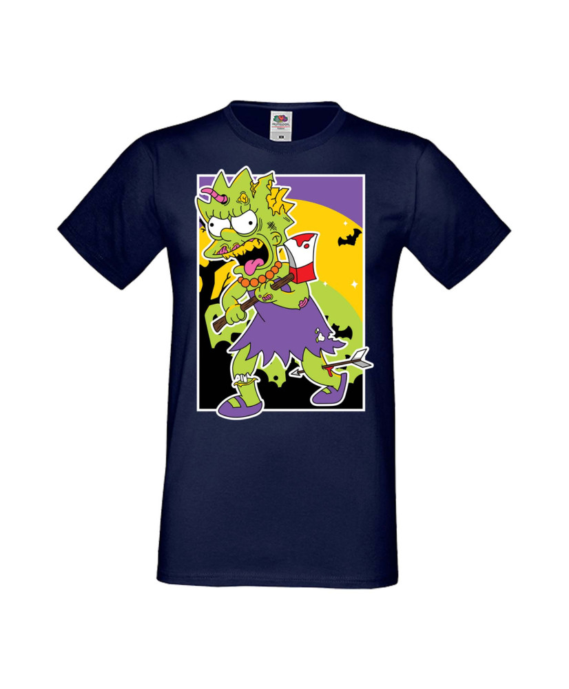 Мъжка Тениска Хелоуин Вси Светии Halloween Семейство Симпсън The Simpsons Lisa Simpson 01