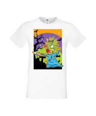 Мъжка Тениска Хелоуин Вси Светии Halloween Семейство Симпсън The Simpsons Maggie Simpson 01