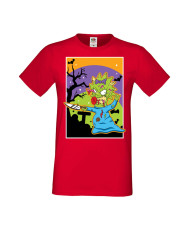 Мъжка Тениска Хелоуин Вси Светии Halloween Семейство Симпсън The Simpsons Maggie Simpson 01