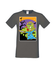 Мъжка Тениска Хелоуин Вси Светии Halloween Семейство Симпсън The Simpsons Maggie Simpson 01