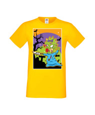 Мъжка Тениска Хелоуин Вси Светии Halloween Семейство Симпсън The Simpsons Maggie Simpson 01