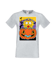 Мъжка Тениска Хелоуин Вси Светии Halloween Семейство Симпсън The Simpsons Maggie Simpson 03