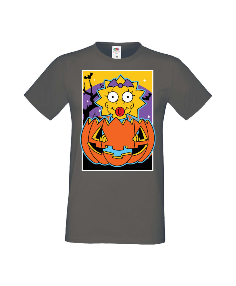 Мъжка Тениска Хелоуин Вси Светии Halloween Семейство Симпсън The Simpsons Maggie Simpson 03
