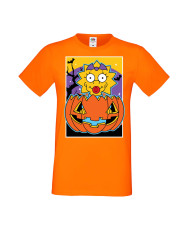 Мъжка Тениска Хелоуин Вси Светии Halloween Семейство Симпсън The Simpsons Maggie Simpson 03