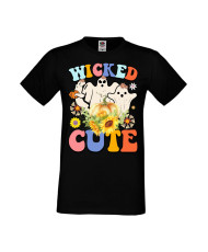 Мъжка Тениска Хелоуин Вси Светии Halloween Wicked Cute