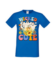 Мъжка Тениска Хелоуин Вси Светии Halloween Wicked Cute