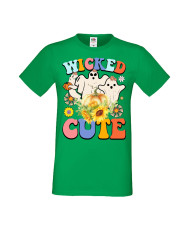 Мъжка Тениска Хелоуин Вси Светии Halloween Wicked Cute