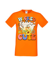 Мъжка Тениска Хелоуин Вси Светии Halloween Wicked Cute