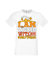 Мъжка Тениска Хелоуин Вси Светии Halloween I'M The Wicked Witch Of Everything 1