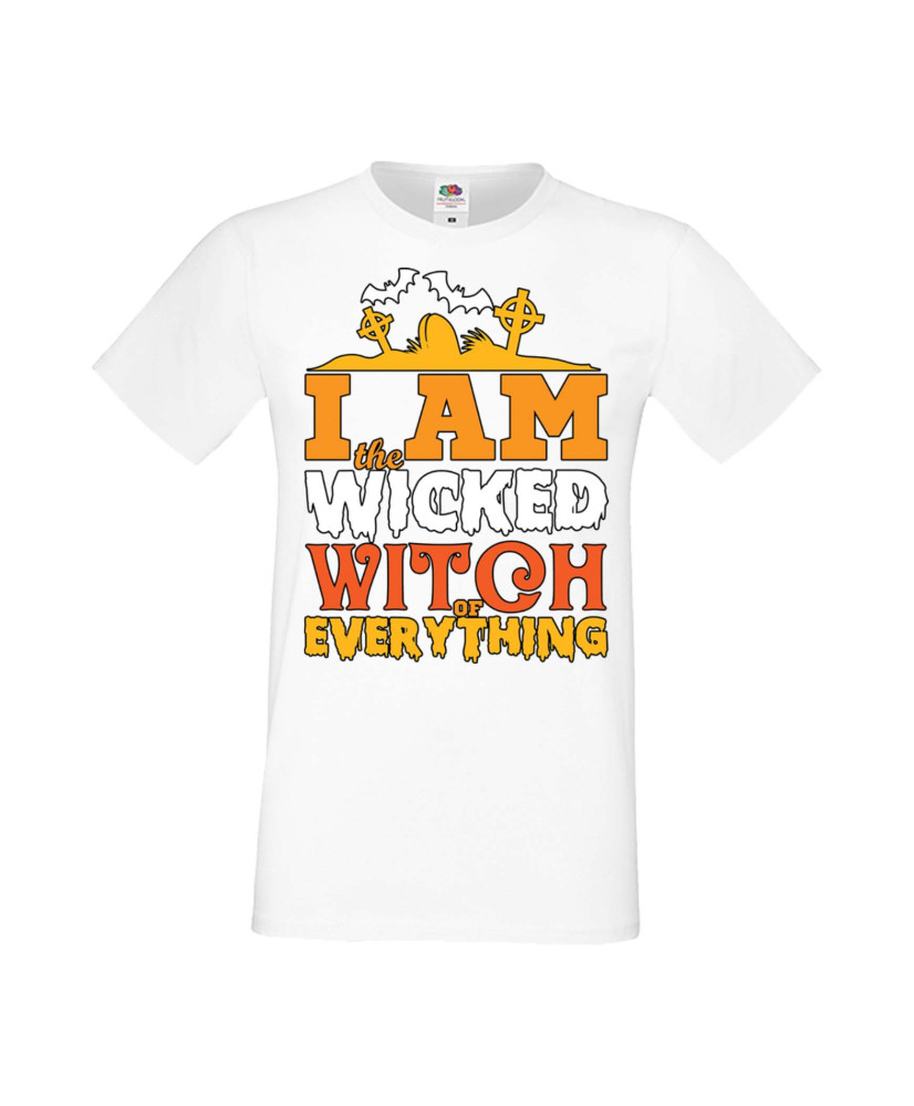 Мъжка Тениска Хелоуин Вси Светии Halloween I'M The Wicked Witch Of Everything 1