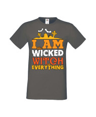 Мъжка Тениска Хелоуин Вси Светии Halloween I'M The Wicked Witch Of Everything 1