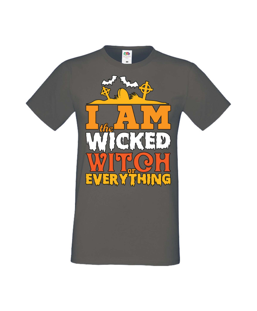 Мъжка Тениска Хелоуин Вси Светии Halloween I'M The Wicked Witch Of Everything 1 Мъжка Тениска Хелоуин Вси Светии Halloween I'M The Wicked Witch Of Everything 1