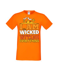 Мъжка Тениска Хелоуин Вси Светии Halloween I'M The Wicked Witch Of Everything 1