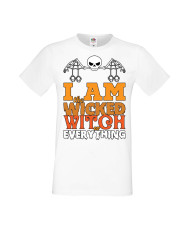 Мъжка Тениска Хелоуин Вси Светии Halloween I'M The Wicked Witch Of Everything 2