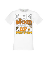 Мъжка Тениска Хелоуин Вси Светии Halloween I'M The Wicked Witch Of Everything 3