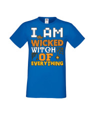 Мъжка Тениска Хелоуин Вси Светии Halloween I'M The Wicked Witch Of Everything 3