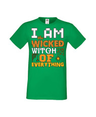 Мъжка Тениска Хелоуин Вси Светии Halloween I'M The Wicked Witch Of Everything 3