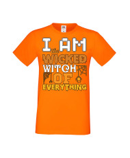 Мъжка Тениска Хелоуин Вси Светии Halloween I'M The Wicked Witch Of Everything 3