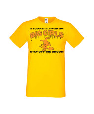 Мъжка Тениска Хелоуин Вси Светии Halloween If You Can'T Fly With The Big Girls Stay Off The Broom 1