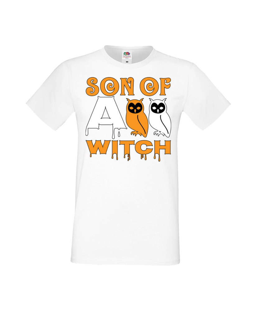 Мъжка Тениска Хелоуин Вси Светии Halloween Son Of A Witch 1 Мъжка Тениска Хелоуин Вси Светии Halloween Son Of A Witch 1