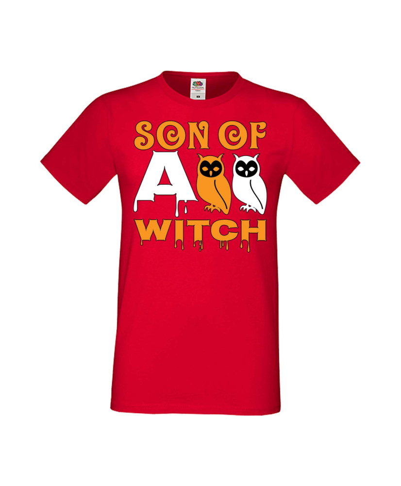 Мъжка Тениска Хелоуин Вси Светии Halloween Son Of A Witch 1 Мъжка Тениска Хелоуин Вси Светии Halloween Son Of A Witch 1
