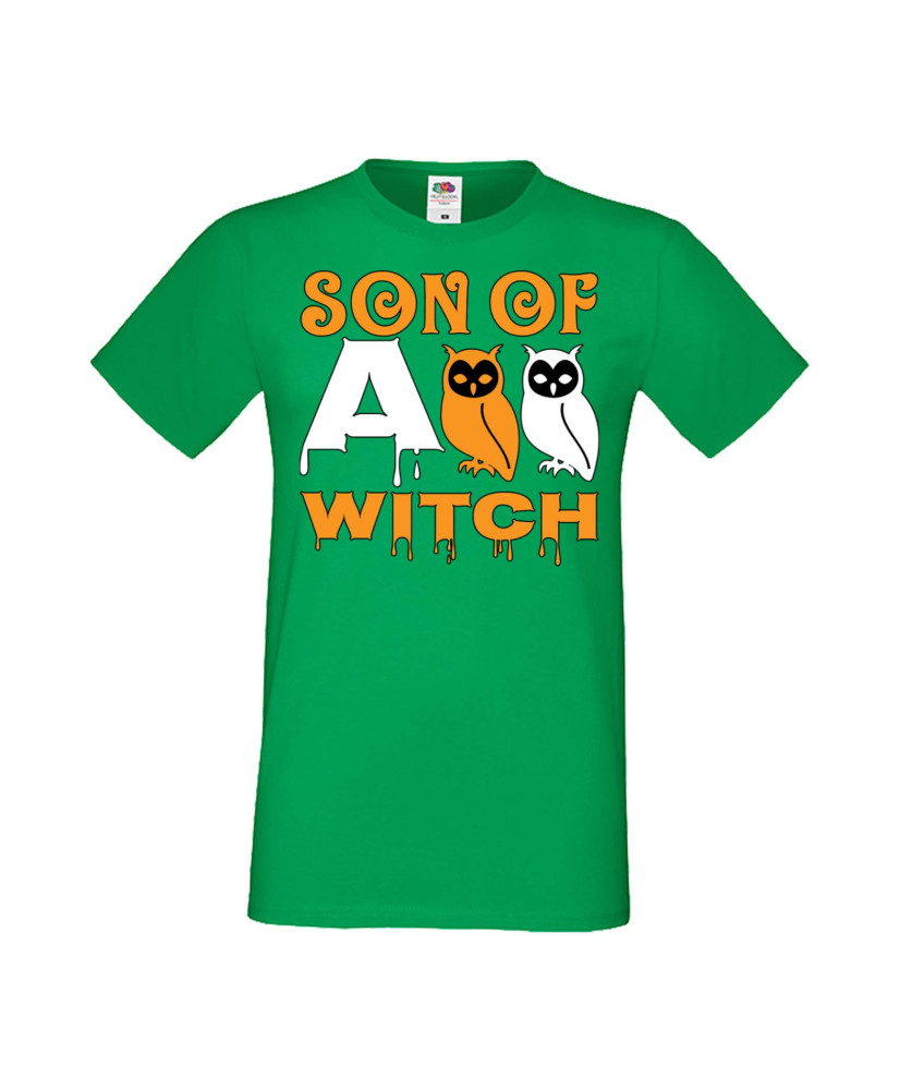 Мъжка Тениска Хелоуин Вси Светии Halloween Son Of A Witch 1 Мъжка Тениска Хелоуин Вси Светии Halloween Son Of A Witch 1