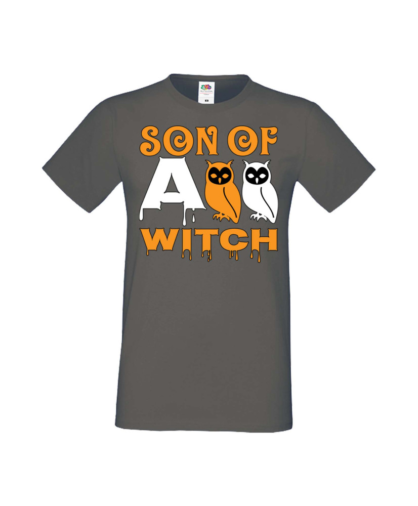 Мъжка Тениска Хелоуин Вси Светии Halloween Son Of A Witch 1 Мъжка Тениска Хелоуин Вси Светии Halloween Son Of A Witch 1