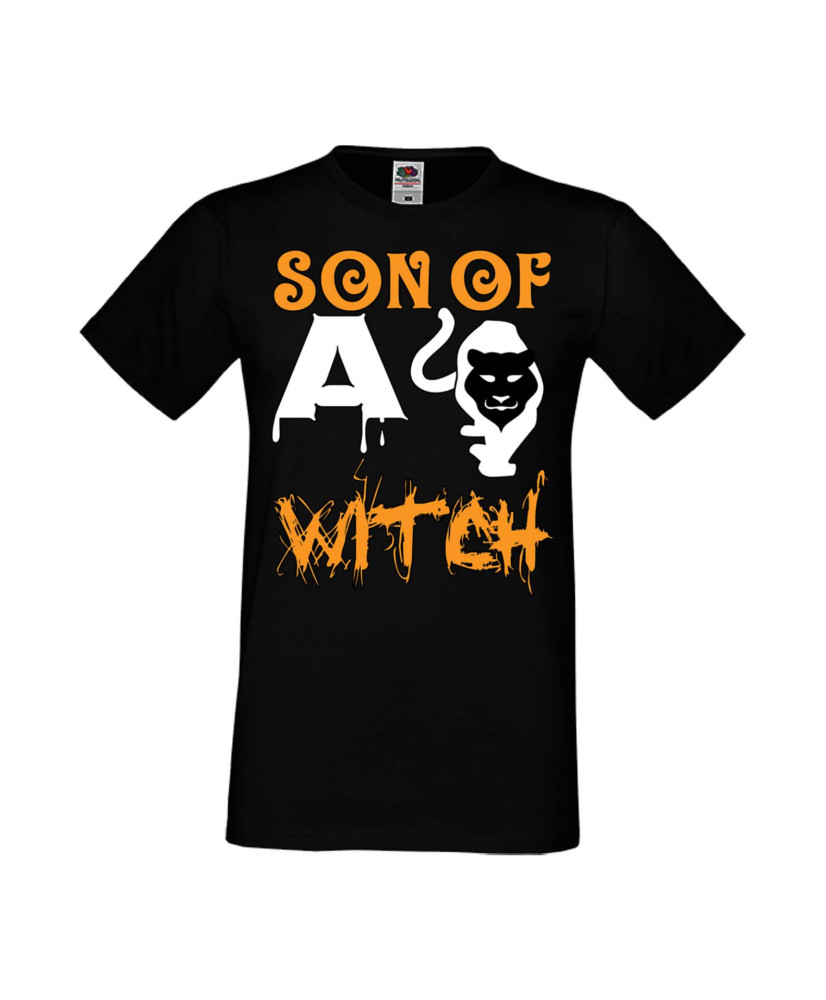 Мъжка Тениска Хелоуин Вси Светии Halloween Son Of A Witch 2 Мъжка Тениска Хелоуин Вси Светии Halloween Son Of A Witch 2