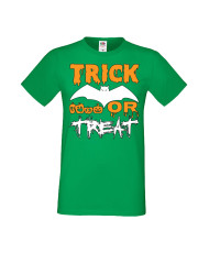 Мъжка Тениска Хелоуин Вси Светии Halloween Trick Or Treat 1