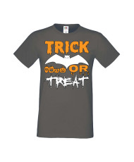 Мъжка Тениска Хелоуин Вси Светии Halloween Trick Or Treat 1