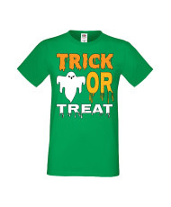 Мъжка Тениска Хелоуин Вси Светии Halloween Trick Or Treat 2