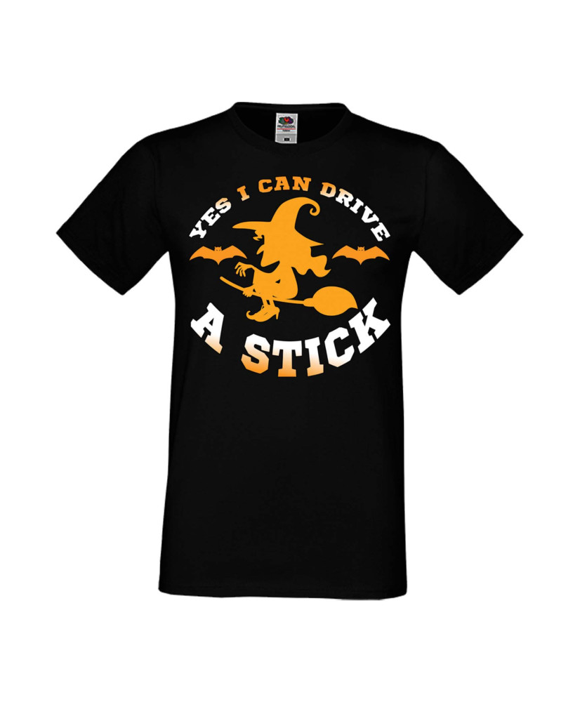 Мъжка Тениска Хелоуин Вси Светии Halloween Yes I Can Drive A Stick Мъжка Тениска Хелоуин Вси Светии Halloween Yes I Can Drive A Stick