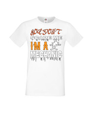 Мъжка Тениска Хелоуин Вси Светии Halloween You Don'T Scare Me I'M A Mechanic 1