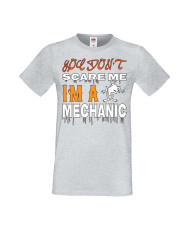 Мъжка Тениска Хелоуин Вси Светии Halloween You Don'T Scare Me I'M A Mechanic 1
