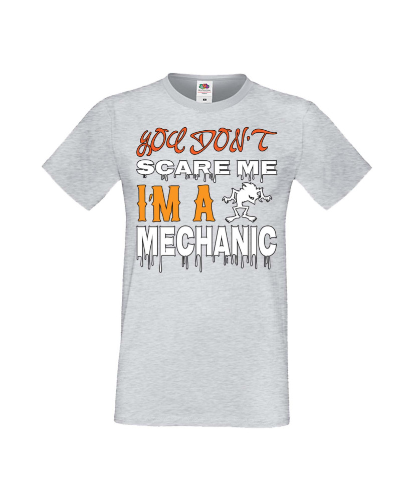 Мъжка Тениска Хелоуин Вси Светии Halloween You Don'T Scare Me I'M A Mechanic 1