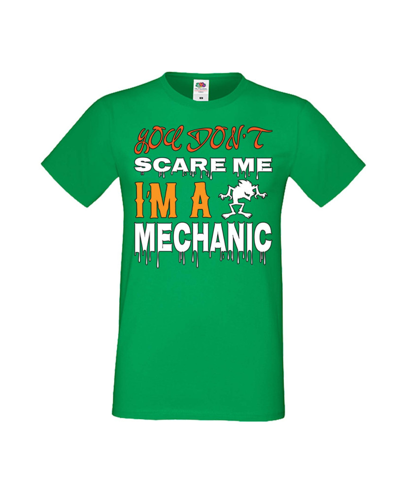 Мъжка Тениска Хелоуин Вси Светии Halloween You Don'T Scare Me I'M A Mechanic 1