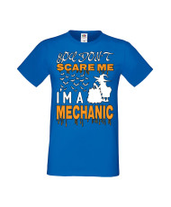 Мъжка Тениска Хелоуин Вси Светии Halloween You Don'T Scare Me I'M A Mechanic 2