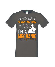 Мъжка Тениска Хелоуин Вси Светии Halloween You Don'T Scare Me I'M A Mechanic 2