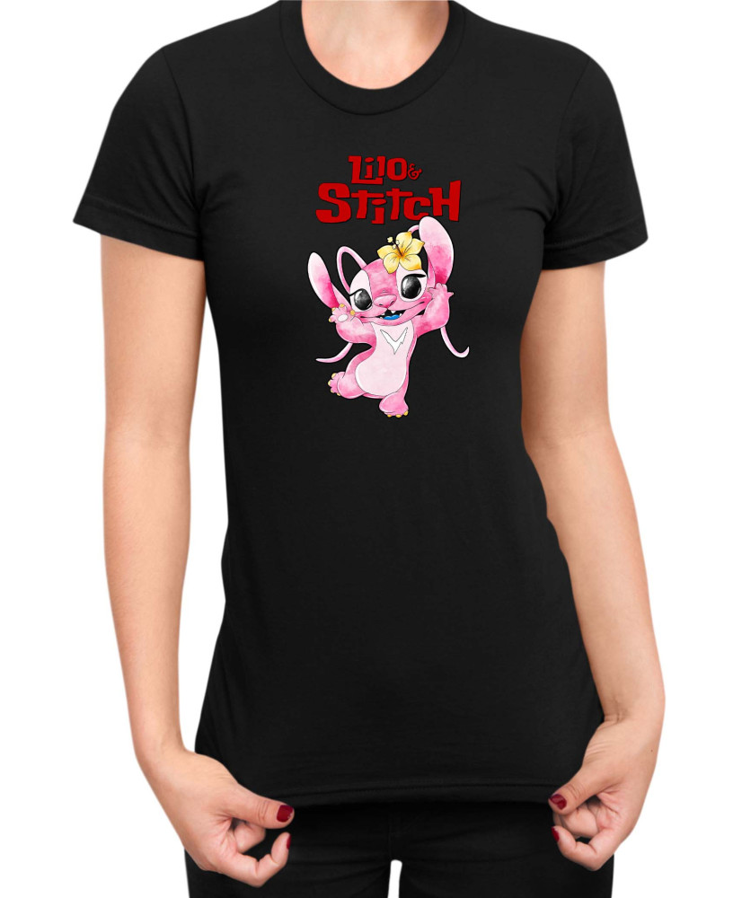 Дамска Тениска Lilo And Stitch Angel 01